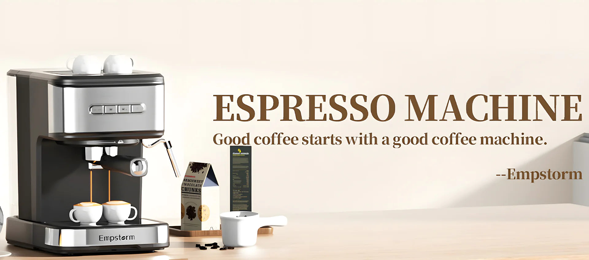 20 Bar Espresso Machine Coffee Maker | Empstorm EM-01E